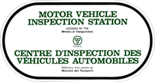 MTO Ontario Motor Vehicle Inspection Station Licensed